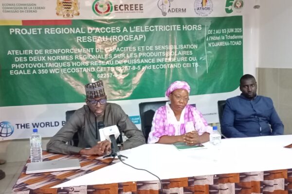 Tchad : Les normes régionales sur les produits photovoltaïque autour des échanges avec les acteur de l’énergie solaire